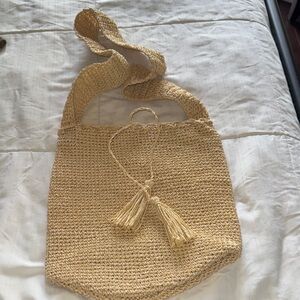 J.Crew Straw bag